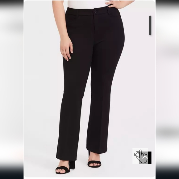 Torrid | Black Studio by Torrid Ponte Trousers Sz 16S - Picture 4 of 7